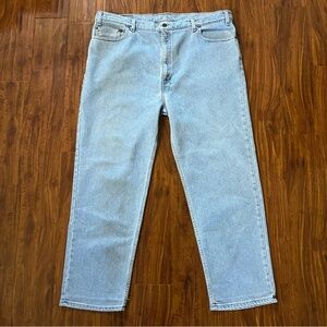 Vintage 90s Levi’s 540 Light Wash Flex Relaxed Fit Made in USA size 44 x 30
